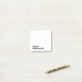 Stijlvolle retro moderne belettering | Bewerkbaar  Post-it® Notes