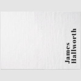 Stijlvolle retro moderne belettering | Bewerkbaar  Tissuepapier