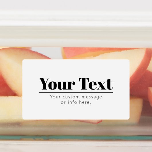 Stijlvolle retro-moderne tekst | Zwart & Wit Labels (Aangebracht)