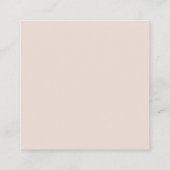 Stijlvolle retro Peach Pink Honeymoon fonds QR-cod Informatiekaartje (Achterkant)