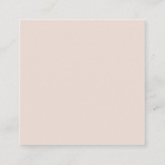 Stijlvolle retro Peach Pink Honeymoon fonds QR-cod Informatiekaartje (Achterkant)