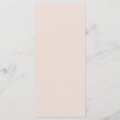 Stijlvolle retro pekroze Laten we bruiloft eten Menu (Achterkant)