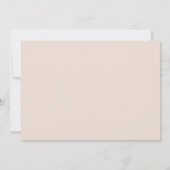 Stijlvolle retro Pink Wordt u onze getuigenkaart? Kaart (Achterkant)