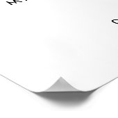 Stijlvolle retro Ze zei ja Vrijgezellenfeest Poster (Hoek)