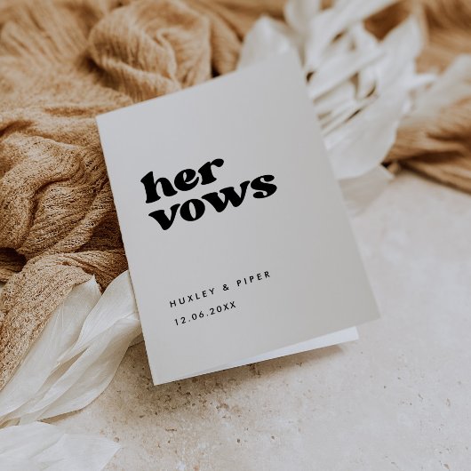 Stijlvolle retro zwart & wit Haar geloften bruilof Kaart