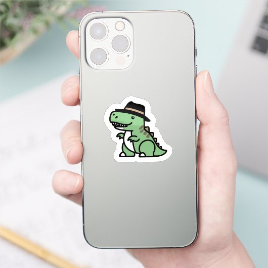 Stijlvolle Rex Sticker (Telefoon)