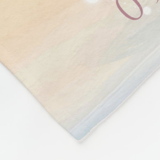 Stijlvolle rietband kustriem fleece deken (Hoek)