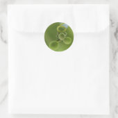 Stijlvolle Rijke Groene Druiven Wijnstok Sticker (Tas)