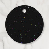 Stijlvolle rijst Mousserende wijn Bedankjes Labels (Achterkant)