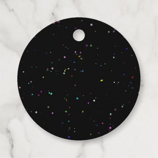 Stijlvolle rijst Mousserende wijn Bedankjes Labels (Achterkant)