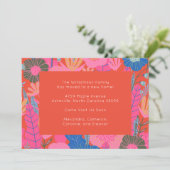 Stijlvolle rode bloemen We verhuisden New Home Mov Aankondiging (Staand voorkant)