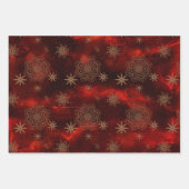 Stijlvolle rode Bourgogne Inpakpapier Vel (Voorkant)