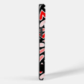 Stijlvolle rode harten Valentijnsdag gepersonalise Case-Mate iPhone Case (Achterkant / Rechts)