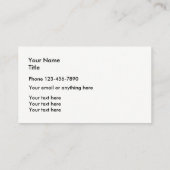 Stijlvolle rode lipstick visitekaartje (Achterkant)