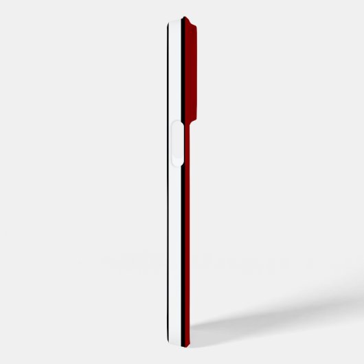 Stijlvolle rode witte en zwarte strepen Case-Mate iPhone case (Achterkant / Rechts)