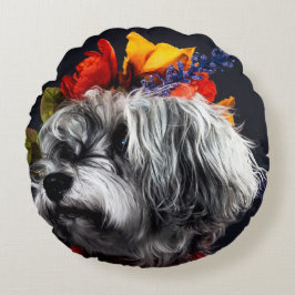 Stijlvolle ronde kussen voor uw bank