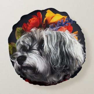 Stijlvolle ronde kussen voor uw bank