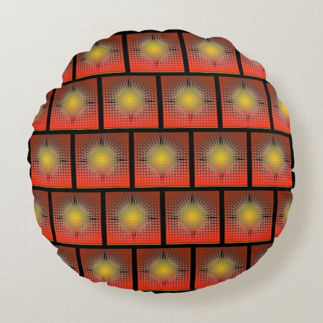 Stijlvolle ronde Kussens voor Home Decor op Zazzle (Voorkant)