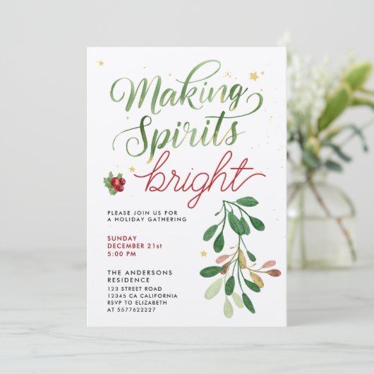 Stijlvolle rood groen waardoor spirits heldere Wat Kaart (Staand voorkant)