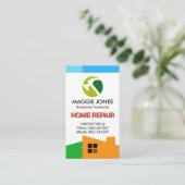 Stijlvolle Rooftop Blue Sky Lijst Visitekaartje (Staand voorkant)