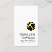 Stijlvolle Rooftop Building Lijst Visitekaartje (Achterkant)