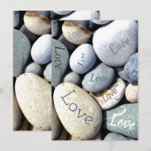 Stijlvolle, roomachtige, ongebruikelijke kleine kn save the date (Voorkant / Achterkant)