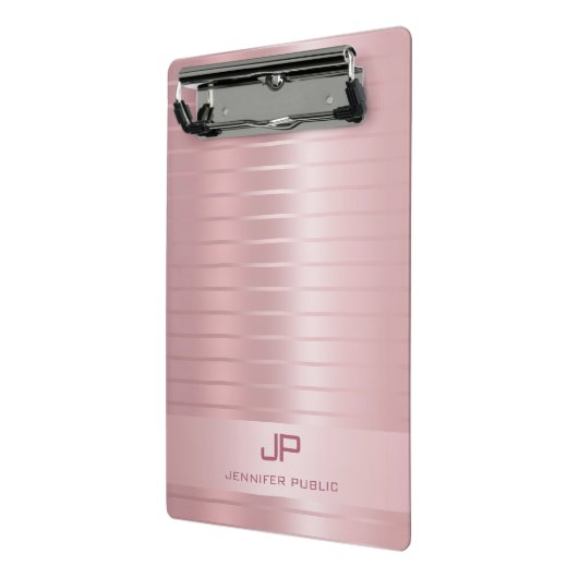 Stijlvolle Roos Gold-Sjabloon - Modern Mini Klembord (Angled2)