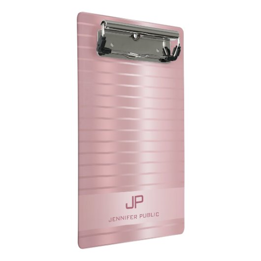 Stijlvolle Roos Gold-Sjabloon - Modern Mini Klembord (Schuin)