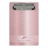 Stijlvolle Roos Gold-Sjabloon - Modern Mini Klembord (Voorkant)