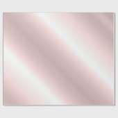 Stijlvolle Rosegold Metallic Look Rose Goud Trendy Cadeaupapier (Vlak)