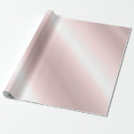 Stijlvolle Rosegold Metallic Look Rose Goud Trendy Cadeaupapier<br><div class="desc">Elegante Glamour Rose Goud Metaalachtige Look Moderne Rosegold Cadeaupapier.</div>