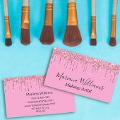 stijlvolle roze druppelaar maakt luxe visitekaartje