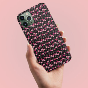 Stijlvolle roze en rode Dahlia bloemen kleurrijk Case-Mate iPhone Case