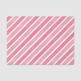 Stijlvolle roze en zilveren kerststrepen tissuepapier