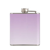 Stijlvolle roze en zwarte Eyelashes voor het uitdr Heupfles (Achterkant)