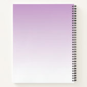 Stijlvolle roze en zwarte Eyelashes voor het uitdr Notitieboek (Achterkant)