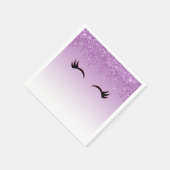 Stijlvolle roze en zwarte Eyelashes voor het uitdr Servet (Hoek)