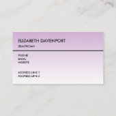 Stijlvolle roze en zwarte Eyelashes voor het uitdr Visitekaartje (Achterkant)