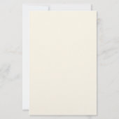 Stijlvolle roze flamingo en tropische bladeren briefpapier (Achterkant)