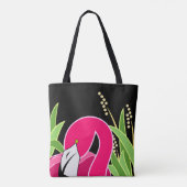 Stijlvolle roze flamingo tote bag (Achterkant)