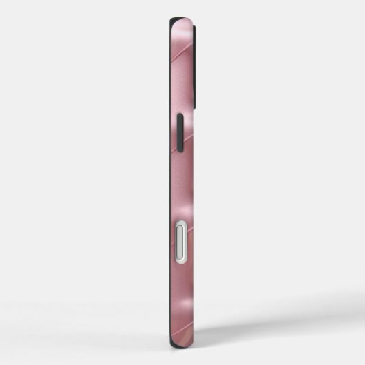 Stijlvolle Roze Geometrische Patroon iPhone Case (Achterkant / Rechts)