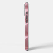 Stijlvolle Roze Geometrische Patroon iPhone Case (Achterkant / Links)