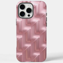 Stijlvolle Roze Geometrische Patroon iPhone Case