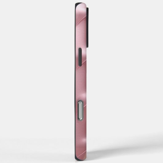 Stijlvolle Roze Geometrische Patroon iPhone Case (Achterkant / Rechts)