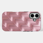 Stijlvolle roze geometrische patroon-trendy & besc Case-Mate iPhone case (Achterkant (horizontaal))