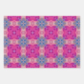 Stijlvolle roze geometrische vormen. Abstract Inpakpapier Vel (Voorkant)