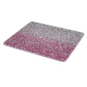 Stijlvolle roze glitter ombre Sparkle Snijplank (Hoek)