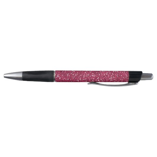Stijlvolle roze glitter pen (Bodem)