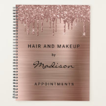 Stijlvolle Roze Gouden Glitter Drip Afspraak