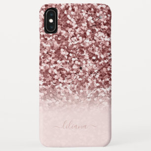 Stijlvolle Roze Gouden Nep Glitter Meisjesachtig C Case-Mate iPhone Case